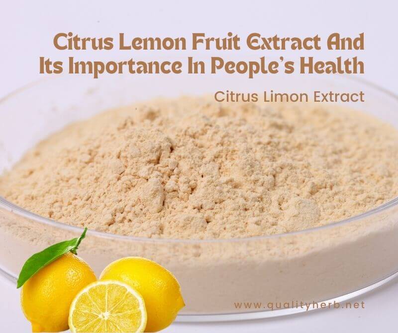 Citrus Lemon Fruit Extract